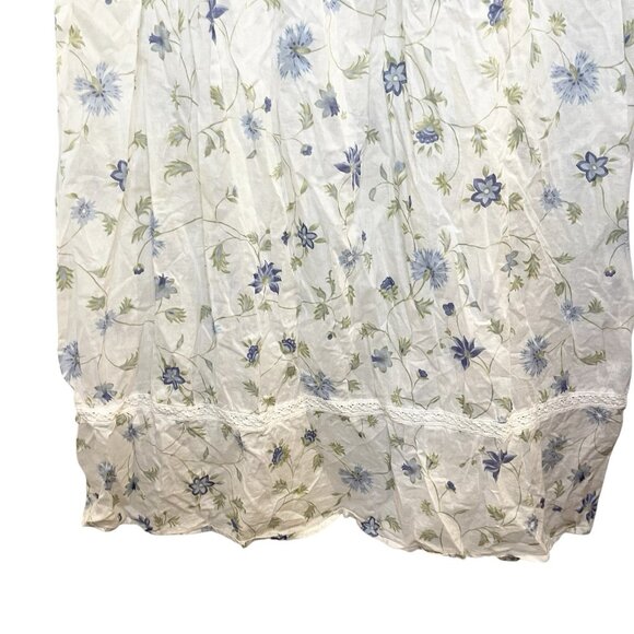 Y2k‎ Victoria’s Secret Country Prairie Floral Maxi Nightgown Cottagecore Lace M - Picture 5 of 7